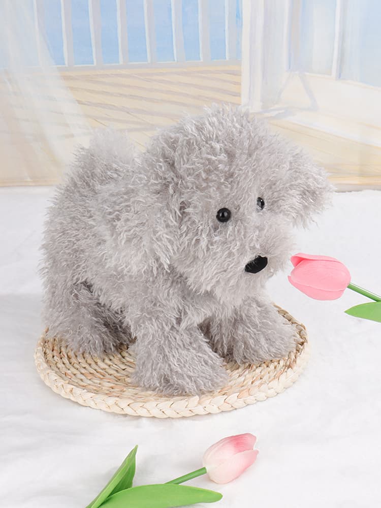 犬 ぬいぐるみ ふわもこトイプードルのお友達