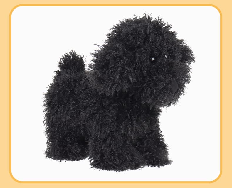 犬 ぬいぐるみ もこもこプードルちゃん