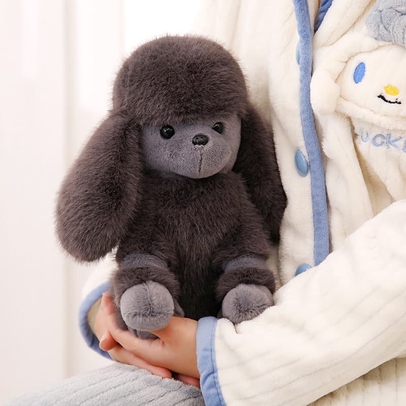 犬 ぬいぐるみ ふわもこトイプードル抱き枕