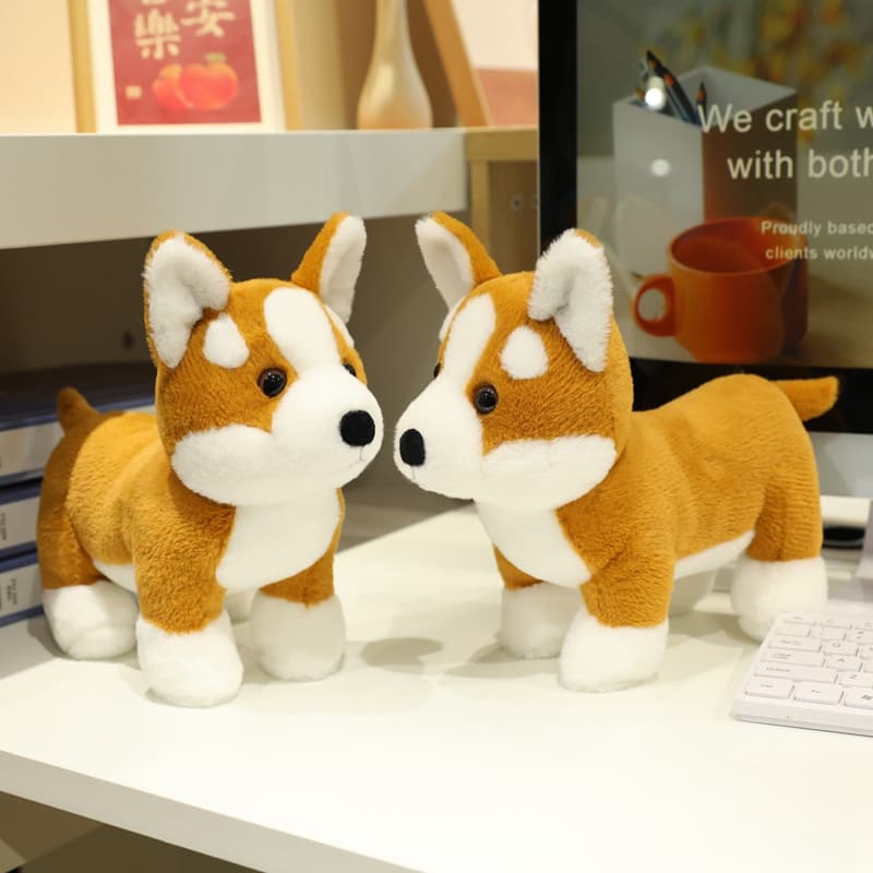 犬 ぬいぐるみ もふもふ柴犬ぬいぐるみ まんまる笑顔の癒し仲間