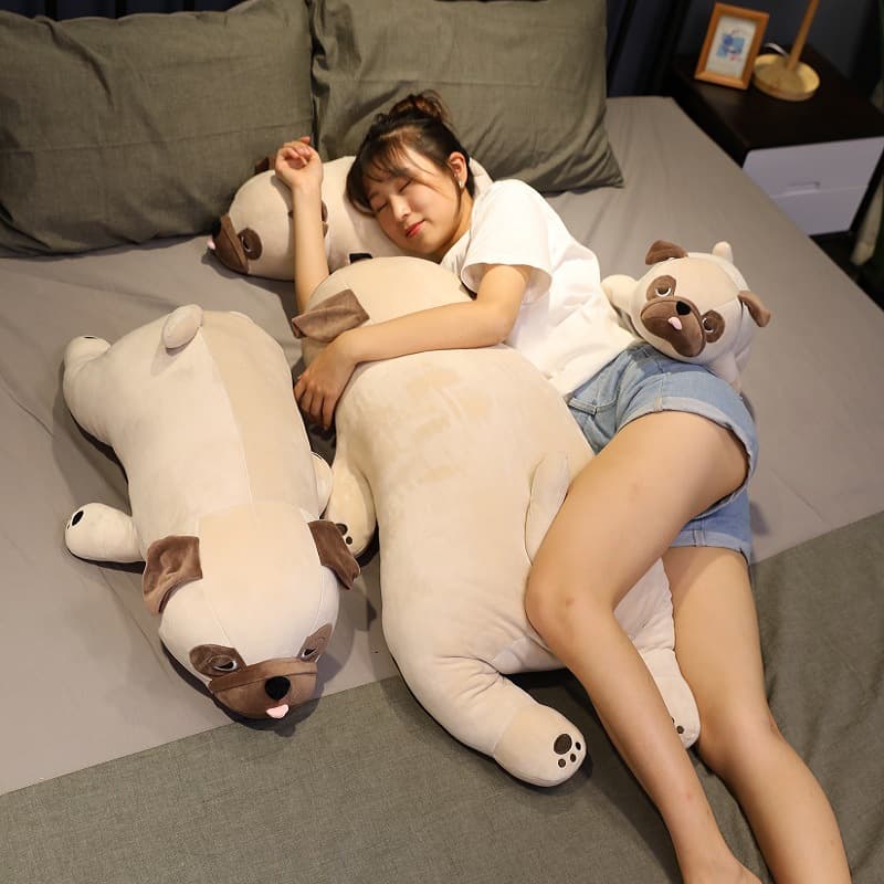 犬 ぬいぐるみ 超大型もちもちパグ抱き枕ぬいぐるみ