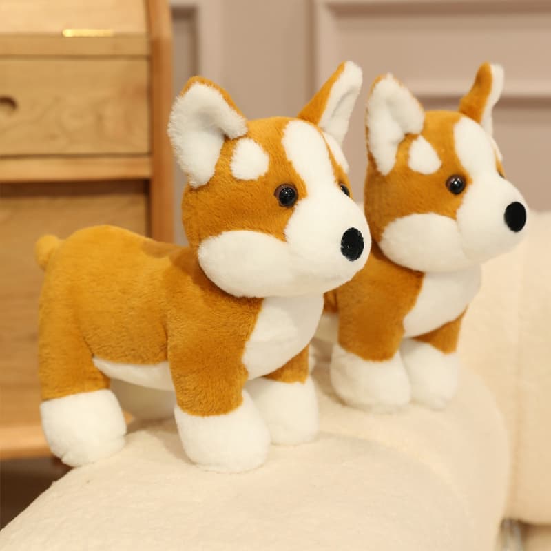 犬 ぬいぐるみ もふもふ柴犬ぬいぐるみ まんまる笑顔の癒し仲間