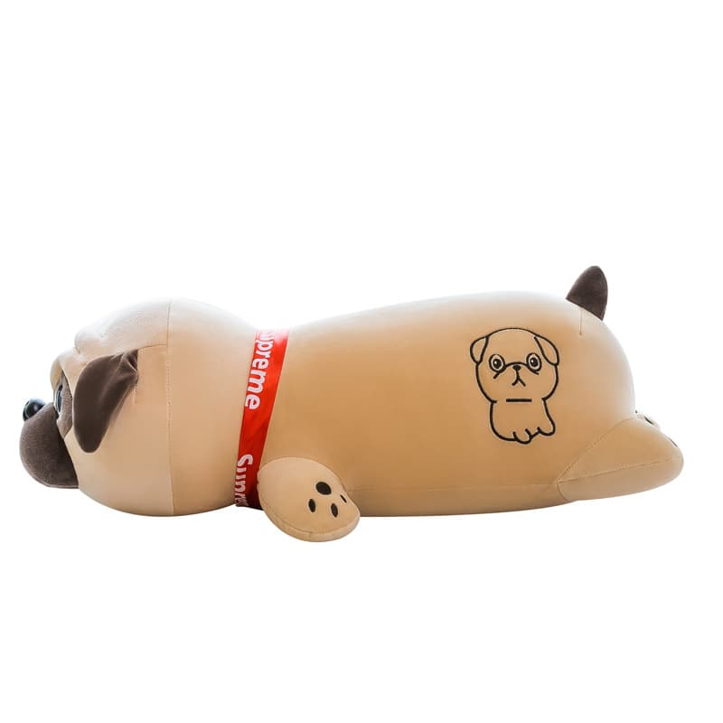 犬 ぬいぐるみ もちもちパグの抱き枕ぬいぐるみ