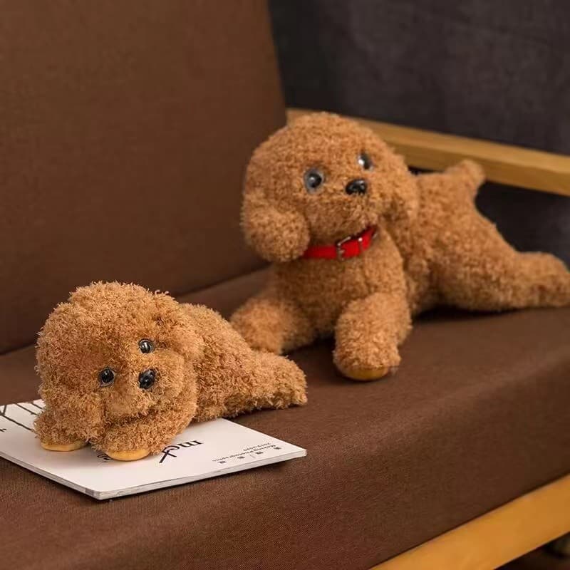 犬 ぬいぐるみ ふわもこトイプードルの夢枕