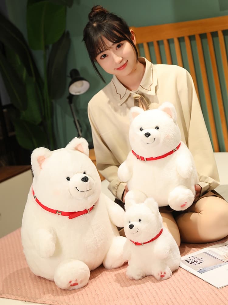 犬 ぬいぐるみ 犬 ぬいぐるみ にこにこ笑顔の秋田犬ぬいぐるみ