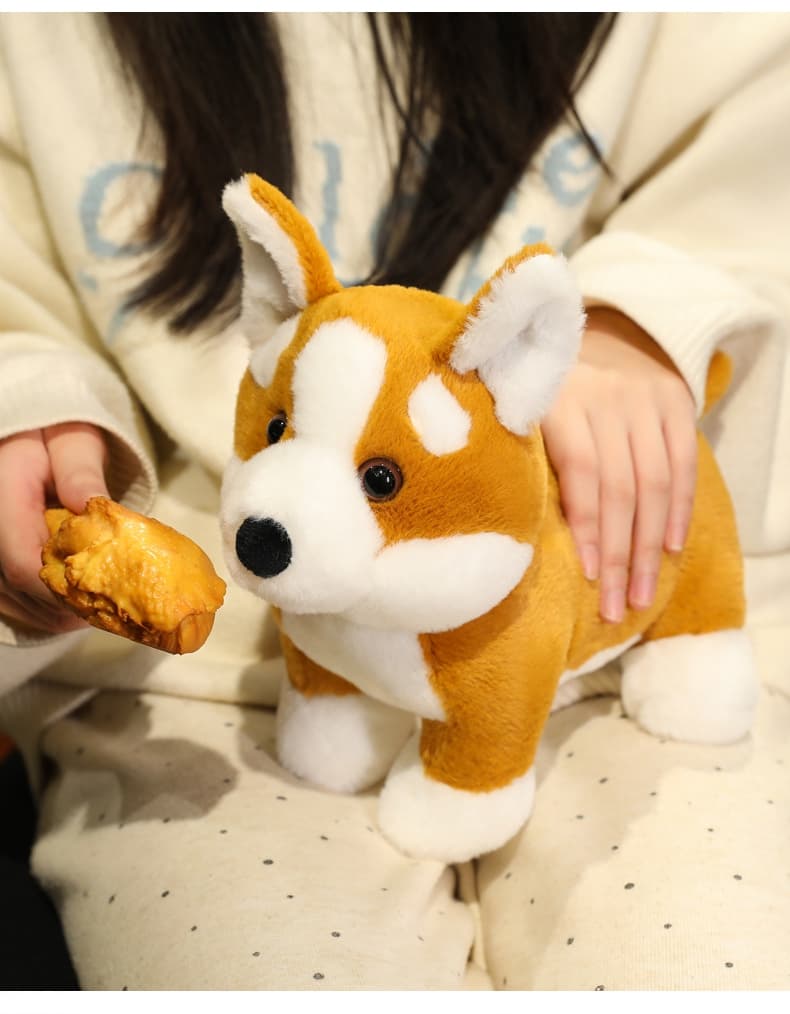 犬 ぬいぐるみ もふもふ柴犬ぬいぐるみ まんまる笑顔の癒し仲間