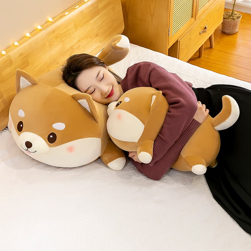 犬 ぬいぐるみ もちもち抱き枕 柴犬のおやすみ友達
