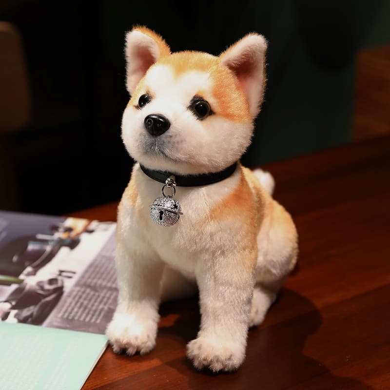 犬 ぬいぐるみ 犬 ぬいぐるみ もふもふ忠犬 柴の守り鈴