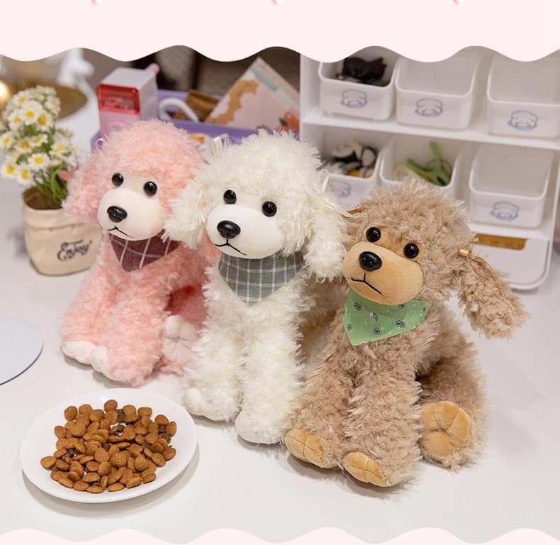 犬 ぬいぐるみ やわらか癒しのトイプードル ぬいぐるみ