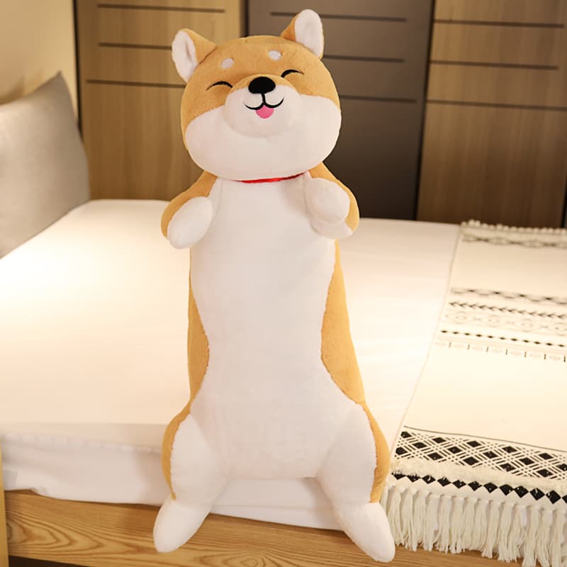 犬 ぬいぐるみ 抱き心地抜群 もちもち柴犬ぬいぐるみ
