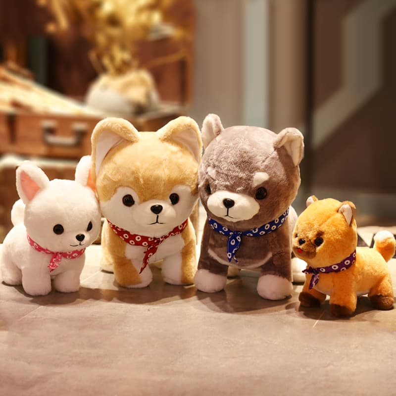 犬 ぬいぐるみ 犬 ぬいぐるみ ふわもこ秋田の子犬ぬいぐるみ