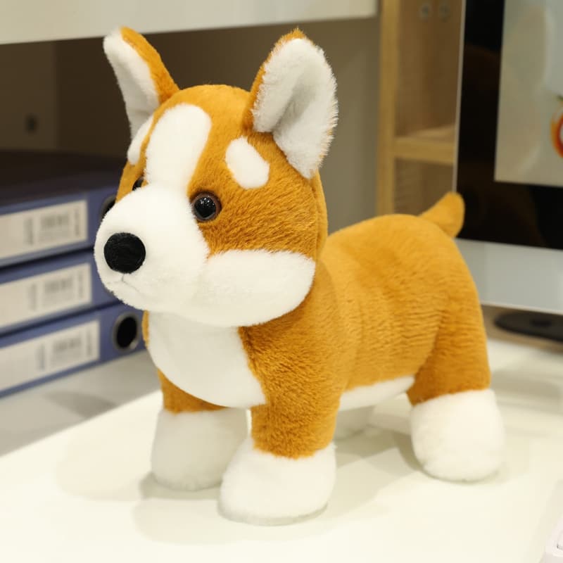 犬 ぬいぐるみ もふもふ柴犬ぬいぐるみ まんまる笑顔の癒し仲間
