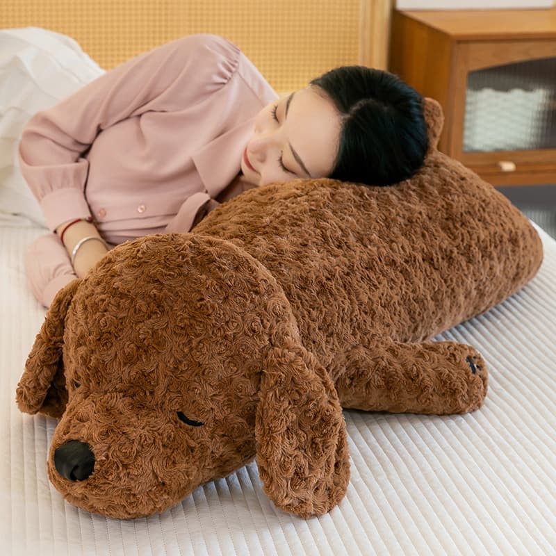 犬 ぬいぐるみ もちもち抱き枕トイプードル特大ぬいぐるみ