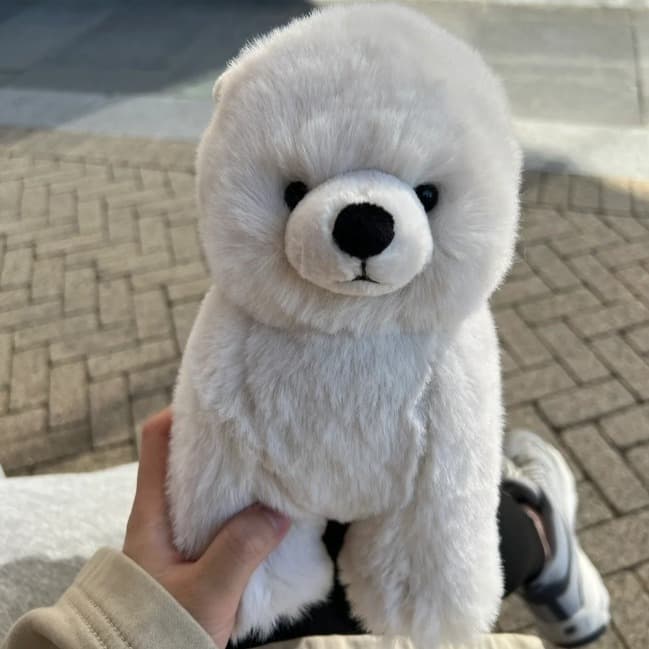 犬 ぬいぐるみ もこもこポメラニアン抱き枕ぬいぐるみ