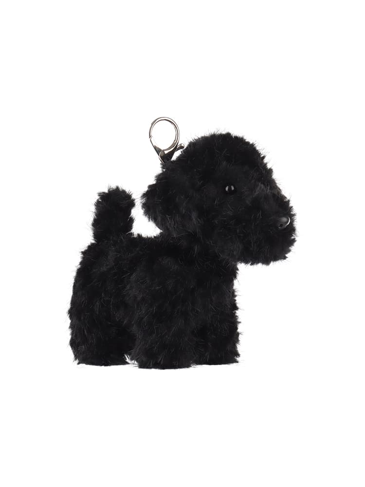 犬 ぬいぐるみ もこもこプードルチャーム