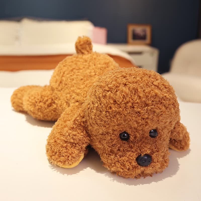 犬 ぬいぐるみ もこもこトイプードルの癒やしぬいぐるみ