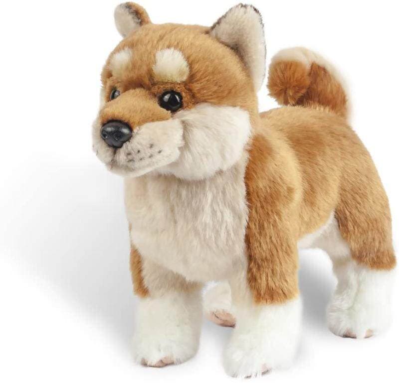 犬 ぬいぐるみ 本物そっくり立ち姿柴犬ぬいぐるみ