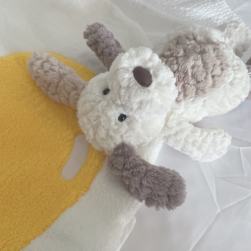 ふわふわ巻き毛の愛らしいトイプードルぬいぐるみ