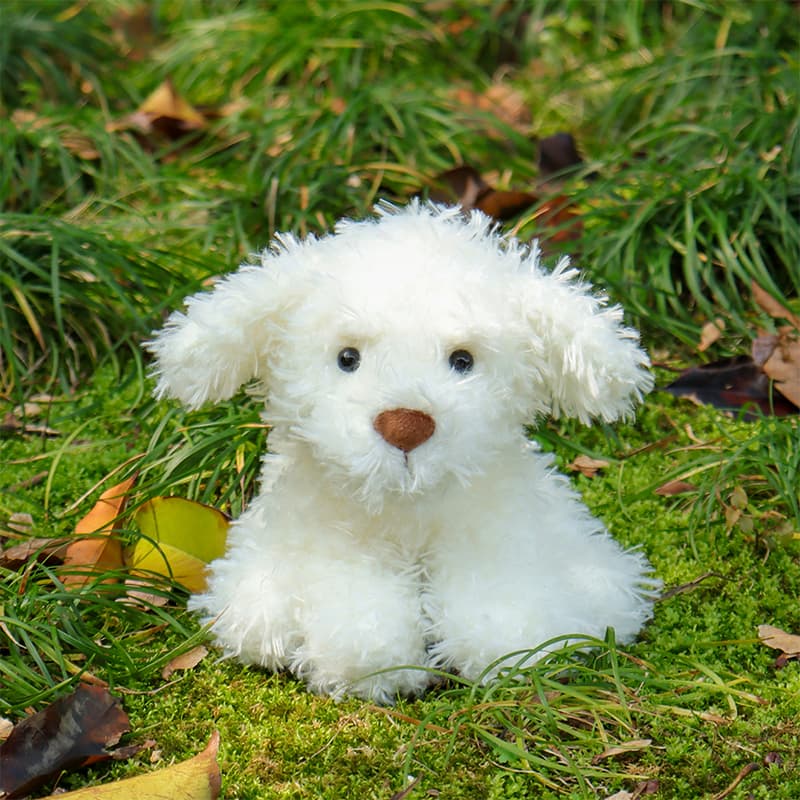 犬 ぬいぐるみ ふわもこプードル ぬいぐるみ 愛しの子犬