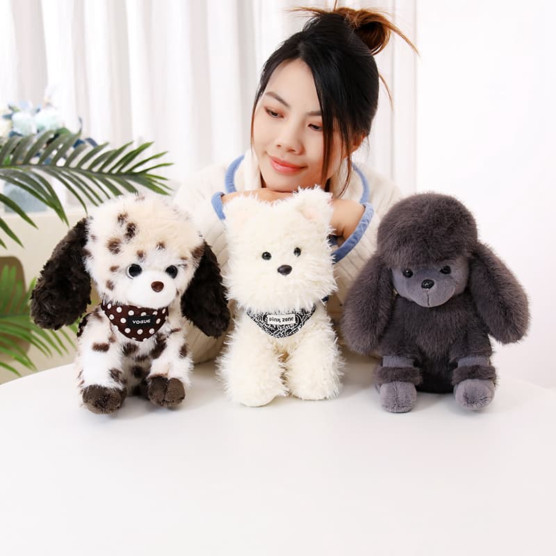 犬 ぬいぐるみ ふわもこトイプードル抱き枕