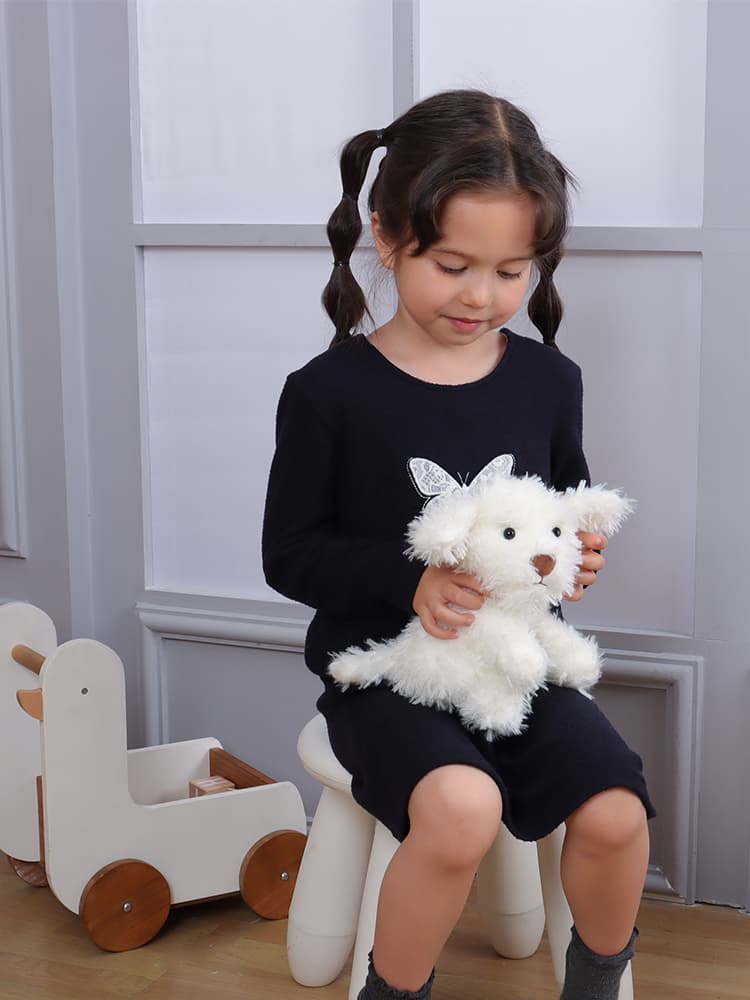 犬 ぬいぐるみ ふわもこプードル ぬいぐるみ 愛しの子犬