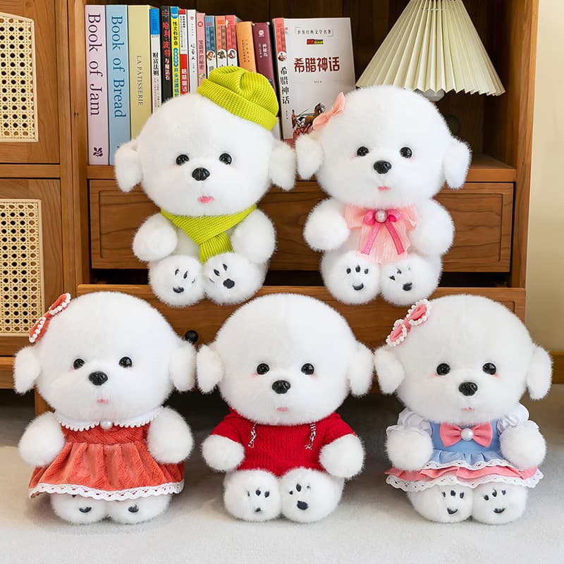 犬 ぬいぐるみ もふもふポメちゃんファミリー人形