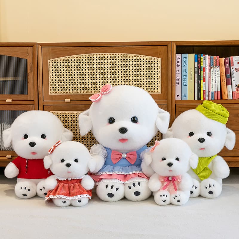 犬 ぬいぐるみ もふもふポメちゃんファミリー人形