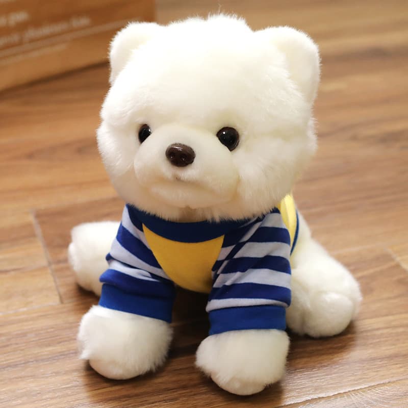 犬 ぬいぐるみ もふもふポメラニアン ぬいぐるみ マリン