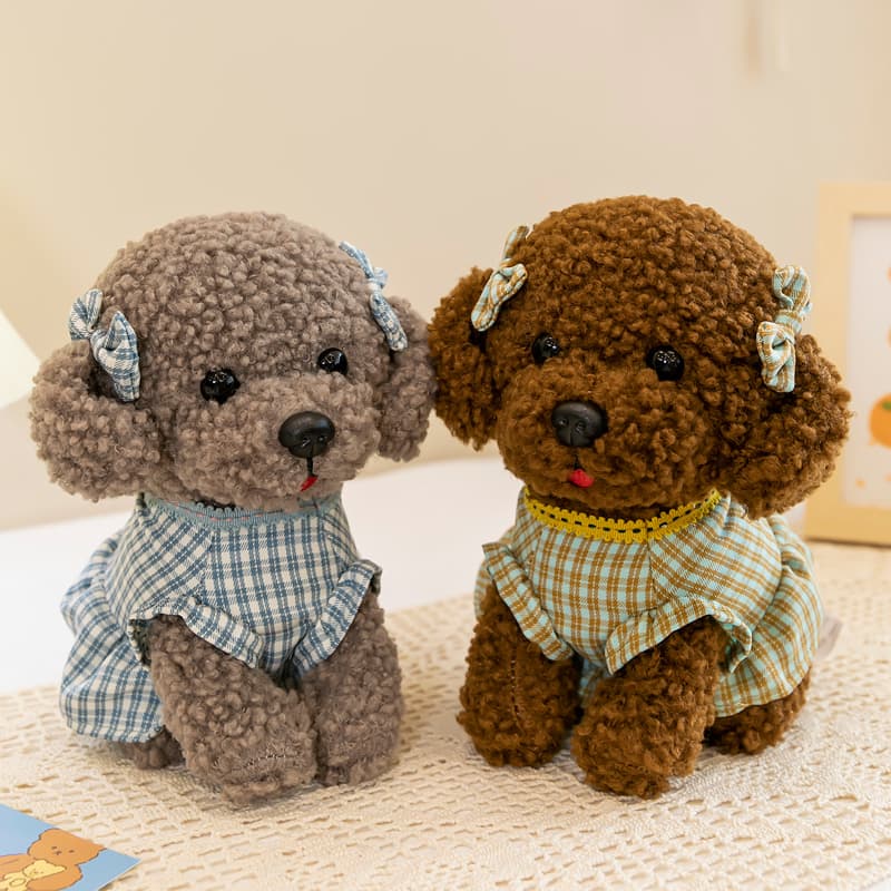 犬 ぬいぐるみ やんちゃかわいいトイプードルぬいぐるみ