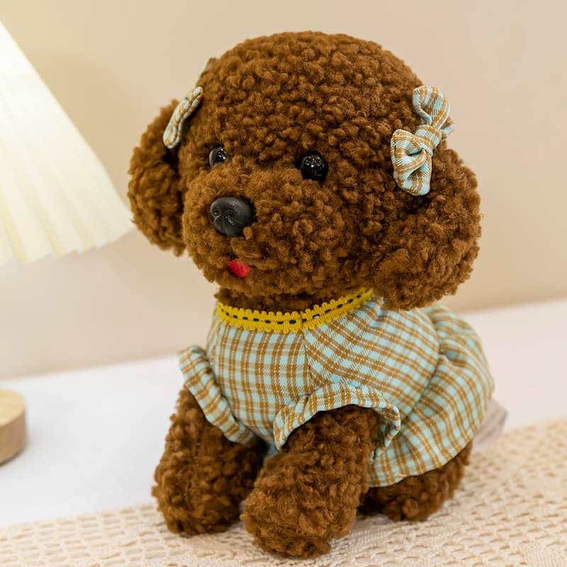 犬 ぬいぐるみ やんちゃかわいいトイプードルぬいぐるみ