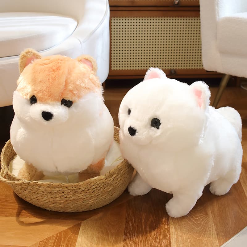 犬 ぬいぐるみ もふもふポメラニアン 抱き枕 ぬいぐるみ