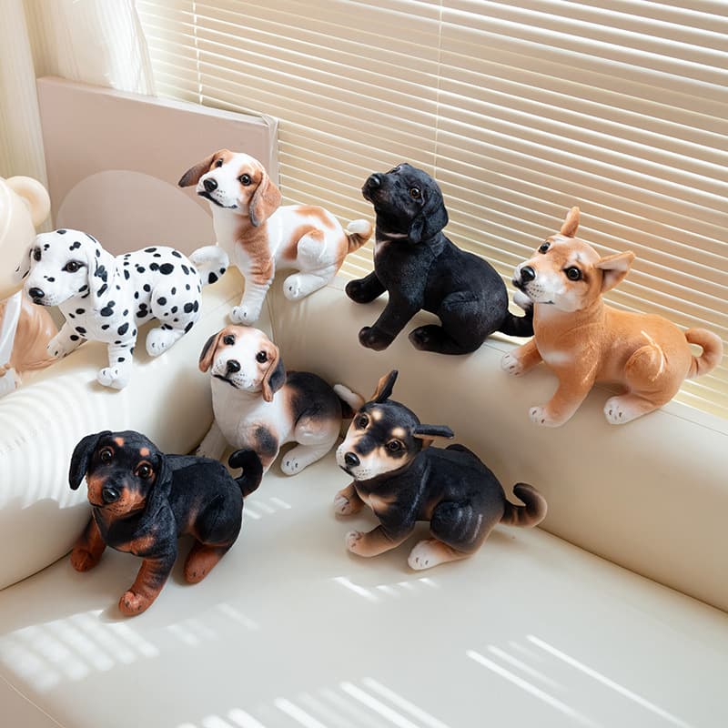犬 ぬいぐるみ もちもち抱き心地の癒し犬ぬいぐるみ